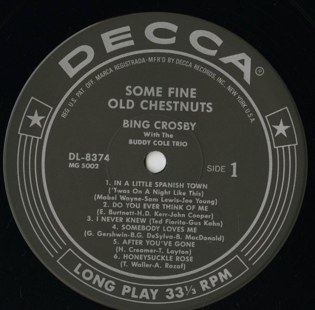 Bing Crosby & Buddy Cole Trio / Some Fine Old Chestnuts (MVJJ-30048)
