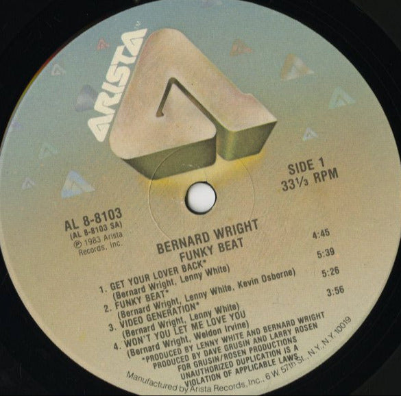 Bernard Wright / バーナード・ライト / Funky Beat (AL8-8103)