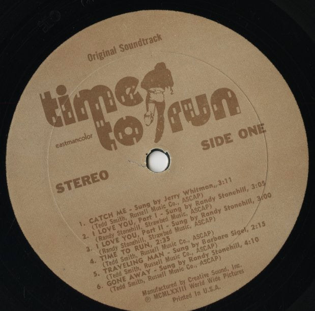 Tedd Smith / テッド・スミス / Time To Run -OST (WWR-1001)