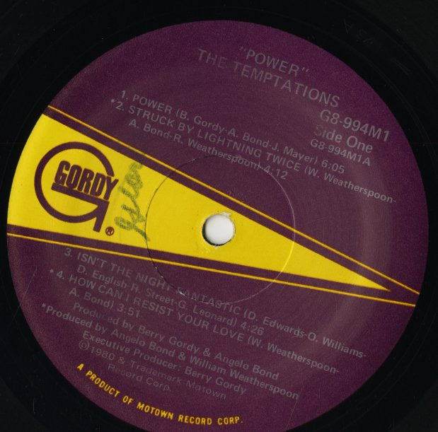 The Temptations / テンプテーションズ / Power (G8-994M1)