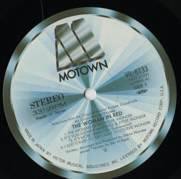 Stevie Wonder / スティーヴィ・ワンダー / The Woman In Red -OST (VIL-6133)