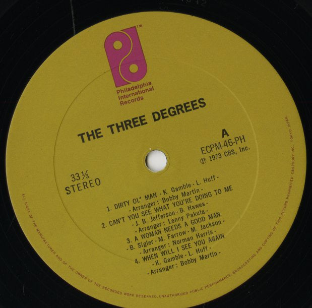 The Three Degrees / スリー・ディグリーズ / The Three Degrees (ECPM-46-PH)