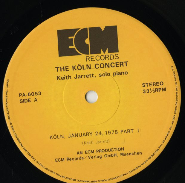 Keith Jarrett / キース・ジャレット / The Koln Concert (ECM-2-1064)