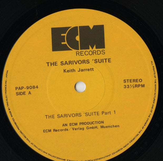 Keith Jarrett / キース・ジャレット / The Survivors' Suite (PAP-9084)