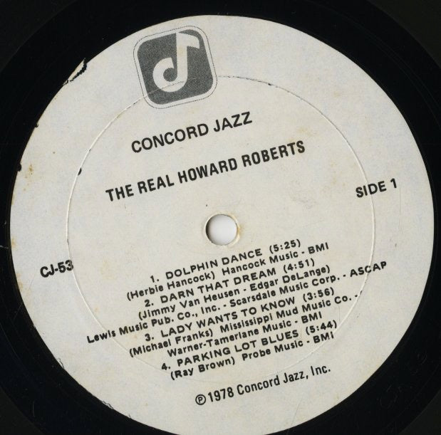 Howard Roberts / ハワード・ロバーツ / The Real Howard Roberts (CJ-53)