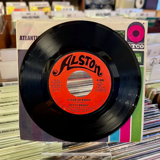 Betty Wright / ベティ・ライト / Clean Up Woman / I'll Love You Forever -7 (A-4601) US Alstonオリジナル45s