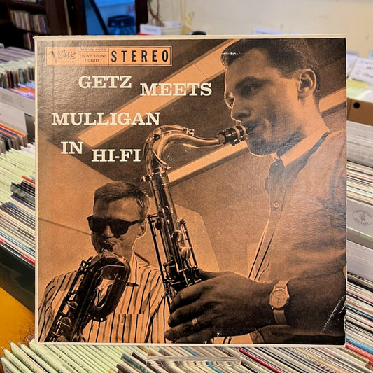 Stan Getz - Gerry Mulligan / スタン・ゲッツ　ジェリー・マリガン / Getz Meets Mulligan In Hi-FI (MG VS-6003) Verve STEREOPHONIC Deep Groove
