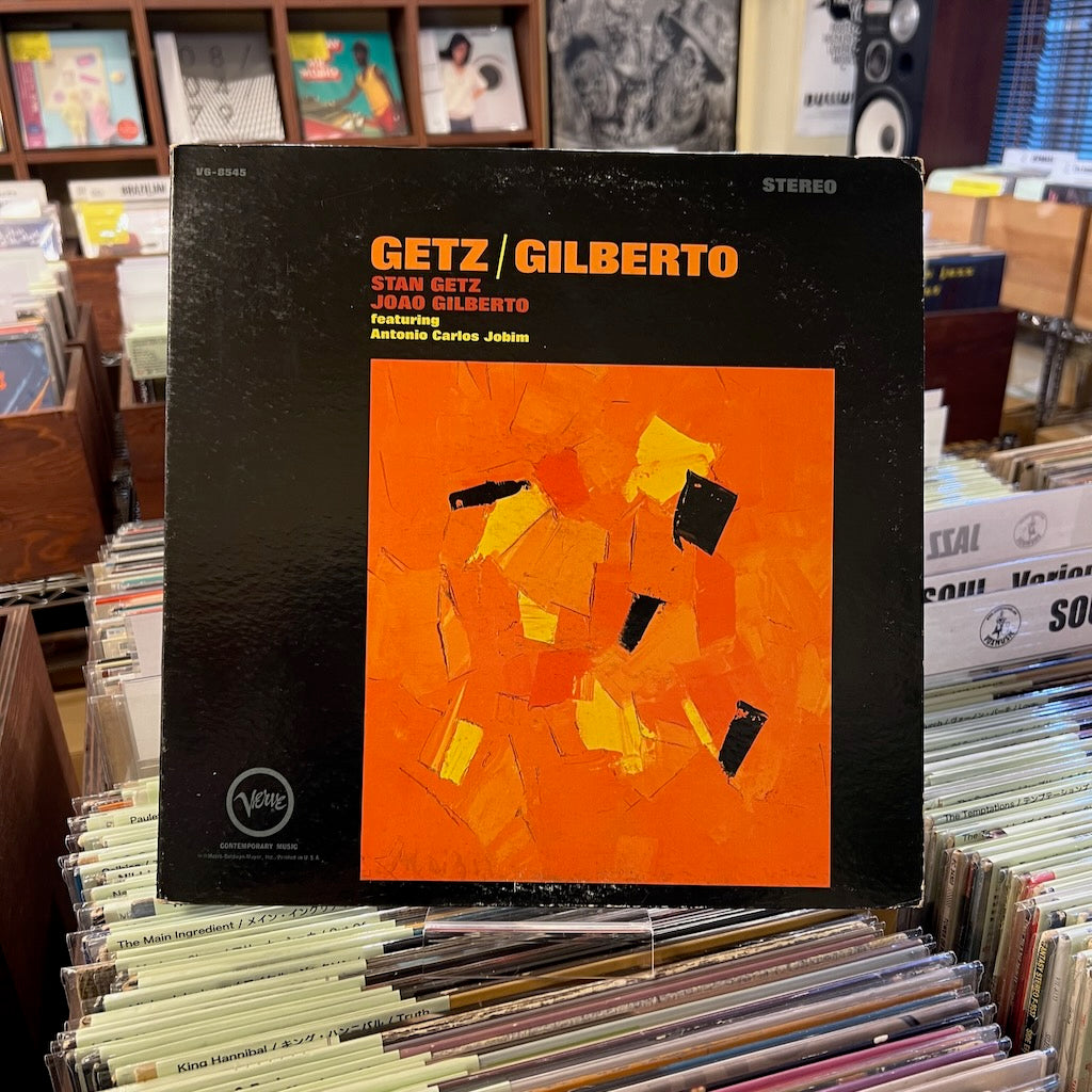 Stan Getz, Joao Gilberto / スタン・ゲッツ, ジョアン・ジルベルト / Getz/Gilberto (V6-8545) 1964 US Verve ステレオ盤