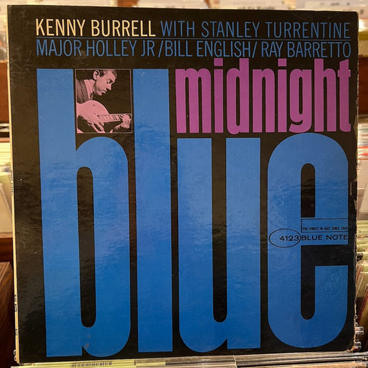 Kenny Burrell / ケニー・バレル / Midnight Blue (BLP 4123) US BLUE NOTE New York USA 青白Lbl. MONO盤