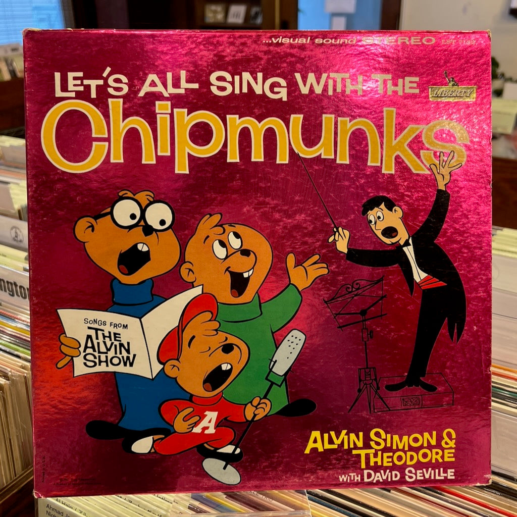 The Chipmunks / チップマンクス / Let's All Sing With The Chipmunks (LST 7132) Liberty ステレオ盤