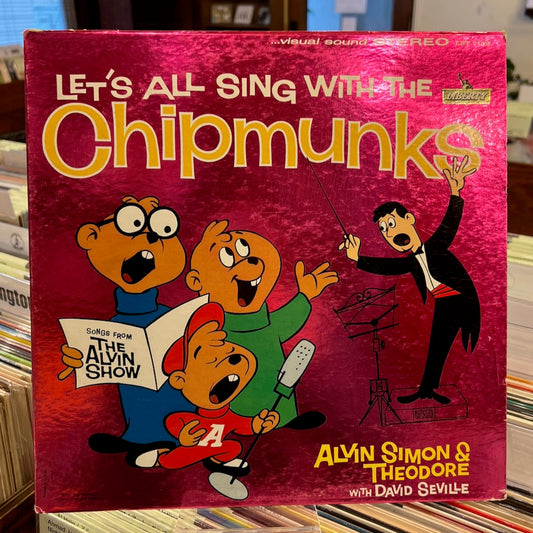 The Chipmunks / チップマンクス / Let's All Sing With The Chipmunks (LST 7132) Liberty ステレオ盤