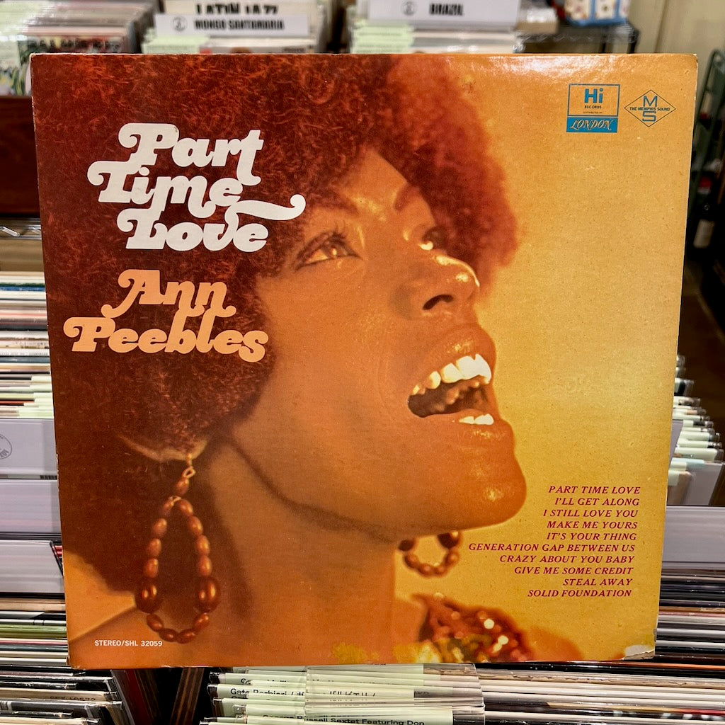 Ann Peebles - Part Time Love (SHL 32059) US Hiオリジナル盤