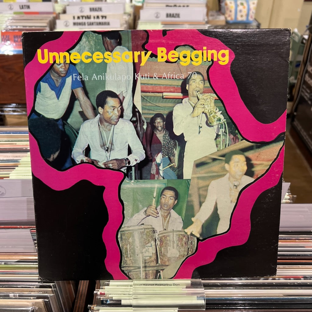 Fela Kuti - Unnecessary Begging (M 2382) 1982 US Makossa盤