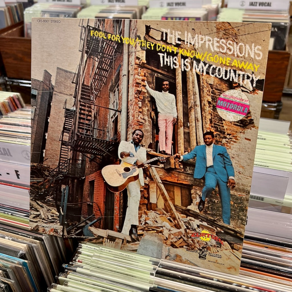 The Impressions – This Is My Country (CRS 8001) 1968 US Curtomオリジナル盤