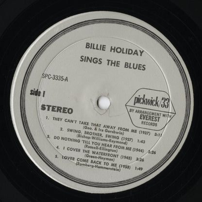 Billie Holiday - Billie Holiday Sings The Blues (SPC-3335) LP 1970’s US Pickwick｜中古LP