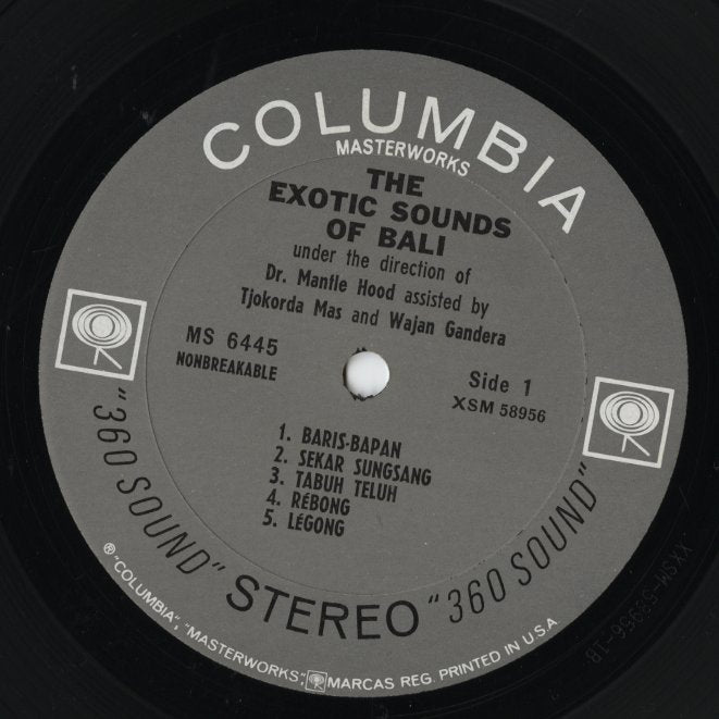 The Exotic Sounds Of Bali (MS 6445)