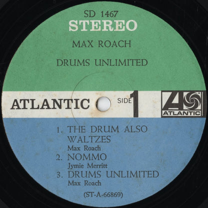 Max Roach / マックス・ローチ / Drums Unlimited (SD 1467)