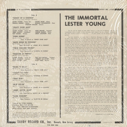Lester Young / レスター・ヤング / The Immortal Lester Young (MG-12068)