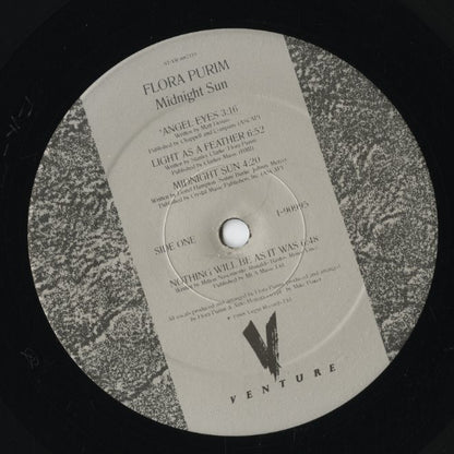 Flora Purim – Midnight Sun (1-90995) LP 1988 US Venture オリジナル盤