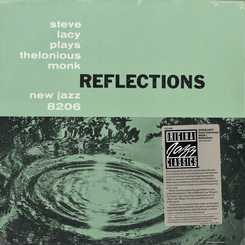 Steve Lacy - Reflections (Steve Lacy plays Thelonious Monk) (OJC-063) 1983 US New Jazz / Original Jazz Classics｜中古LP