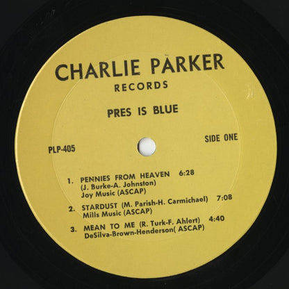 Lester Young / レスター・ヤング / Pres Is Blue (PLP-405)