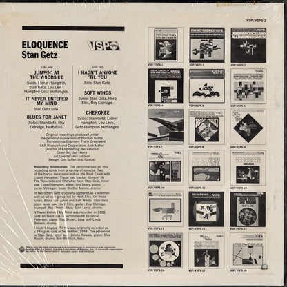 Stan Getz / スタン・ゲッツ / Eloquence (VSP-2)