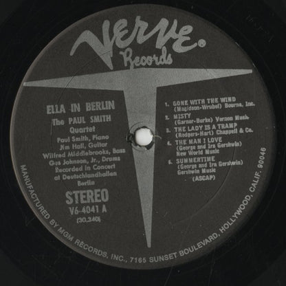 Ella Fitzgerald / エラ・フィッツジェラルド / Mack The Knife - Ella In Berlin (V6-4041)