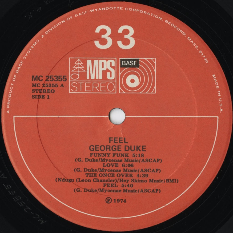 George Duke - Feel LP 1974 GER MPS エレピ フュージョン – VOXMUSIC WEBSHOP