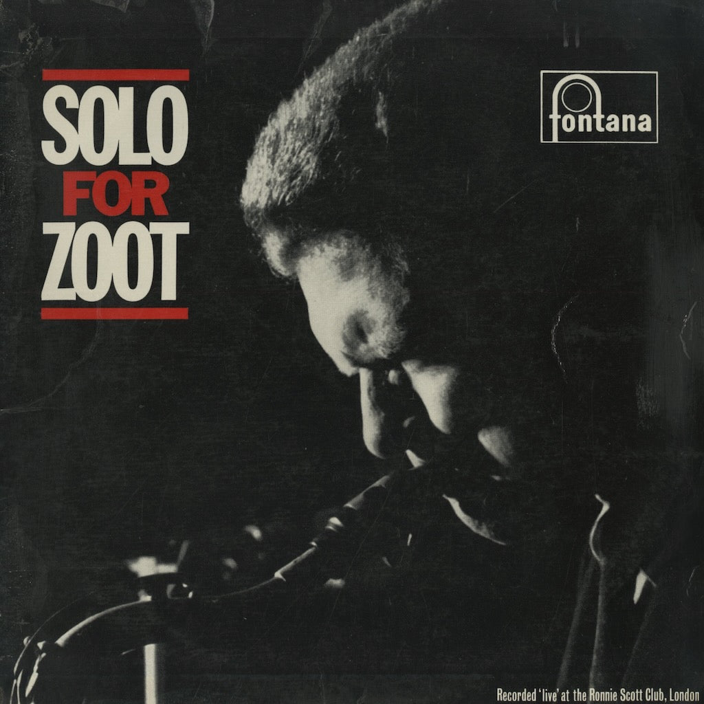 Zoot Sims / ズート・シムズ / Solo For Zoot (680 982 TL)