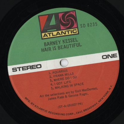 Barney Kessel / バーニー・ケッセル / Hair Is Beautiful  (SD 8235)