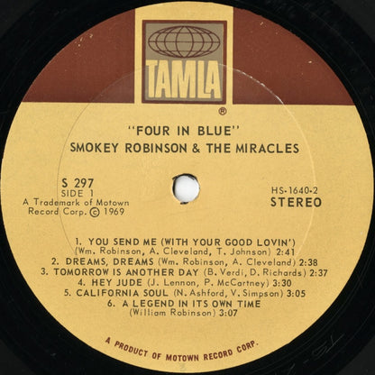 Smokey Robinson & The Miracles / スモーキー・ロビンソン＆ザ・ミラクルズ / Four In Blue (S 297)