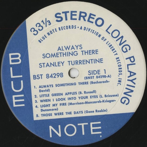 Stanley Turrentine / スタンリー・タレンタイン / Always Something There (BST 84298)