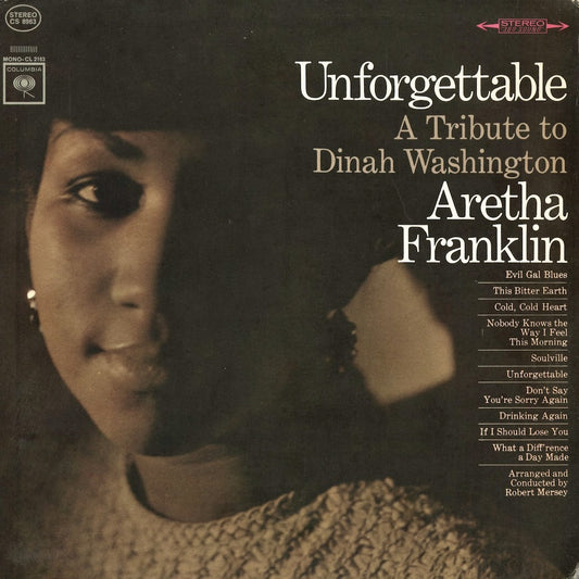 Aretha Franklin / Unforgettable (CS 8963) Columbia