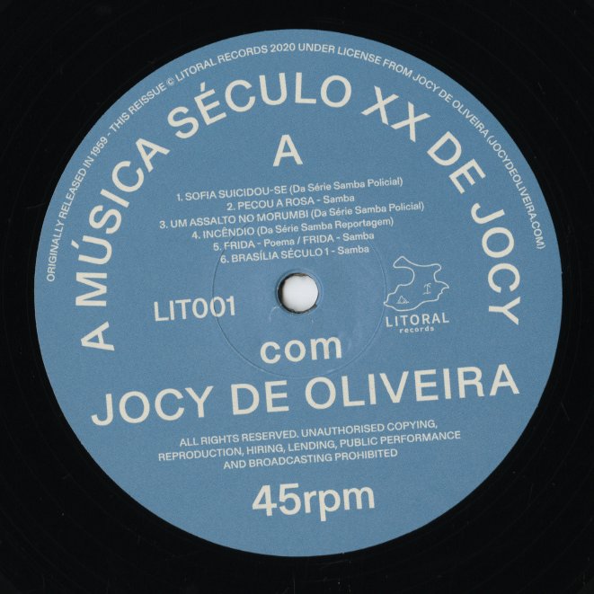 Jocy de Oliveira / ジョーシー・デ・オリヴェリア / A Música Século XX De Jocy (LIT001)