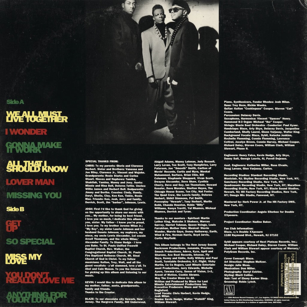 Blaze - 25 Years Later (MOT-6301) LP 1990 US Motown｜中古LP