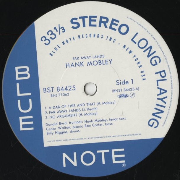 Hank Mobley / ハンク・モブレー / Far Away Lands (BNJ-71063)