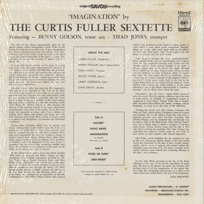 Curtis Fuller / カーティス・フラー / Imagination (SOPU-4SY)