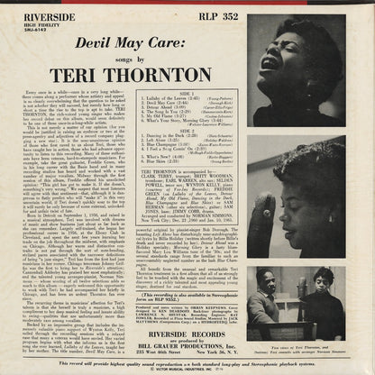 Teri Thornton / テリ・ソーントン / Devil May Care (SMJ-6142)