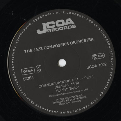 The Jazz Composer's Orchestra / ジャズ・コンポーザーズ・オーケストラ -2LP (JCOA 1001/2)