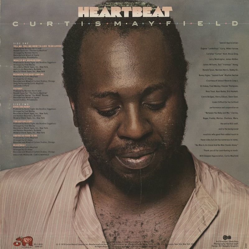 Curtis Mayfield / カーティス・メイフィールド / Heartbeat (RS-1