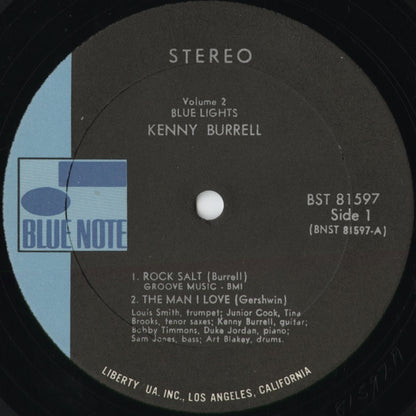 Kenny Burrell - Blue Lights Volume 2 (BST-81597) 1970 US Blue Note｜中古LP