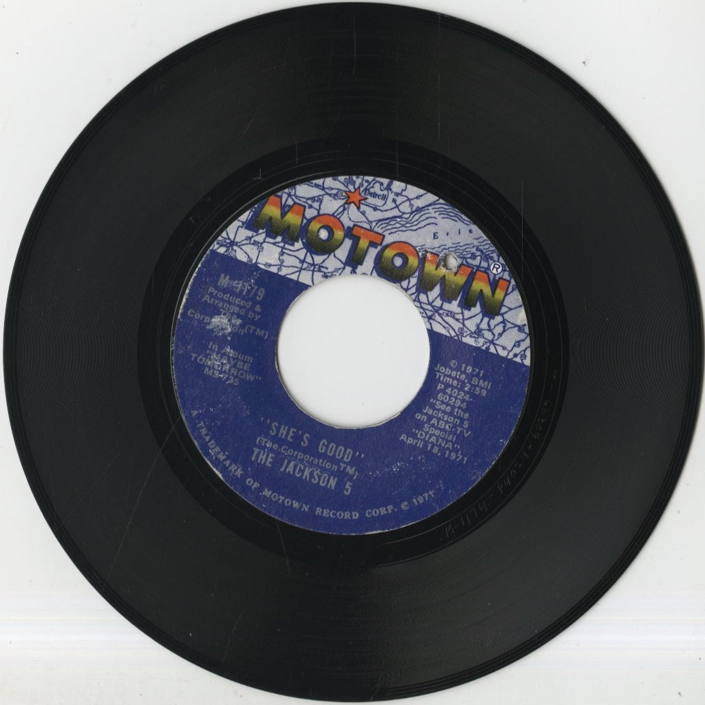 Jackson 5 / ジャクソン5 / Never Can Say Goodbye / She's Good -7 (M 1179) –  VOXMUSIC WEBSHOP