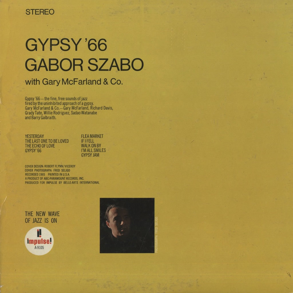 Gabor Szabo / ガボール・ザボ / Gypsy '66 (AS-9105)