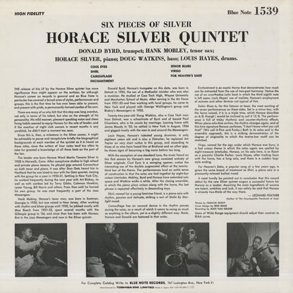 Horace Silver Quintet / ホレス・シルヴァー / 6 Pieces Of Silver (BLP 1539)