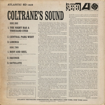 John Coltrane / ジョン・コルトレーン / Coltrane's Sound (SD1419)