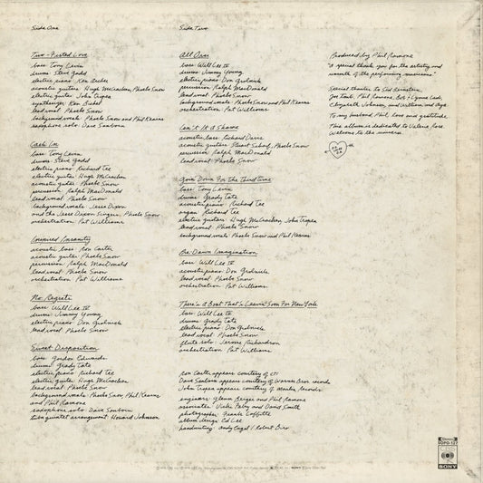 Phoebe Snow – Second Childhood (SOPO-127) LP 1976 US CBS/Sony | 中古LP