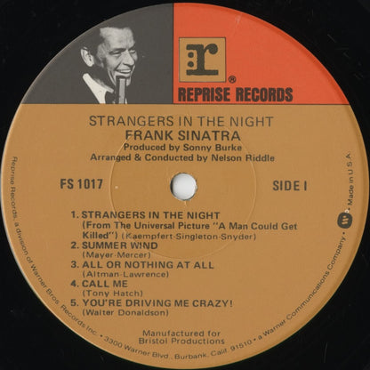 Frank Sinatra - Strangers In The Night (FS-1017) 1974 US Reprise｜中古LP