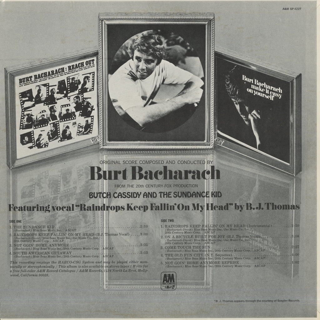 Burt Bacharach / バート・バカラック / Butch Cassidy And The Sundance Kid (SP-4227)