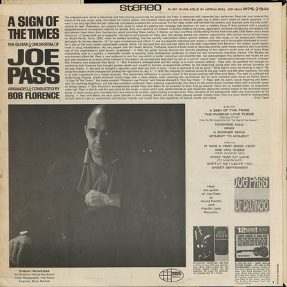 Joe Pass - A Sign Of The Times (WS-1844) 1966 US World Pacific STEREO｜中古LP