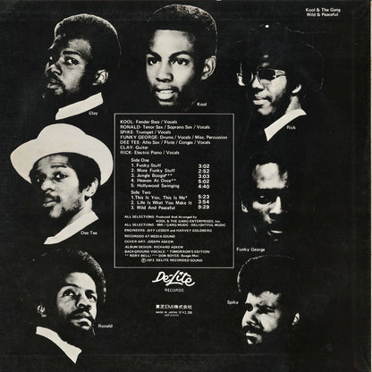 Kool & The Gang - Wild And Peaceful (ISP-81039) LP 1974 JPN De-Lite｜中古LP
